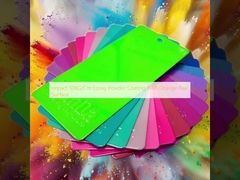 충격 50KG/Cm 에폭시 분말 코팅 (오렌지 껍질 표면)