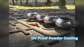 내구성 있는 파우더 코팅 UV 방지 외부 마감