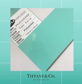 RAL는 에폭시 분말 페인트 10% 광택이 없는 Tiffany CO 파란 실내 &amp;Outdoor 사용을 착색합니다