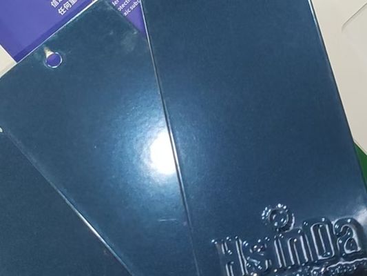 에포시 폴리에스터 가공으로 된 자동차 부품에 대한 자외선 저항성 블루 금속 분말 코팅
