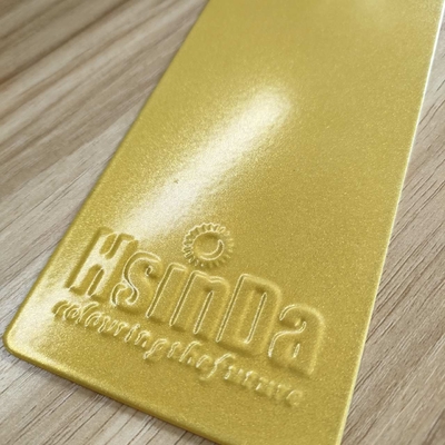 Superior Gloss and Color Retention Metallic Powder Coating in Gold for Surface Finish