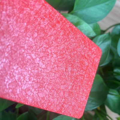 Ral3020 Red Lizard Skin Alligator Finish Powder Coating with 1000hr 습도 저항성 산업 금속