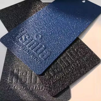 Hsinda 긁힘 방지 RAL 색상 스킨 질감 분체 도료, 50KG/cm 충격 저항
