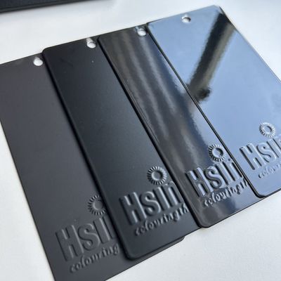 광택 있는 무광택 마감 및 180-200℃ 경화로 맞춤형 RAL9005 검정 정전기 분말 코팅