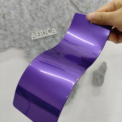 이중 코팅 크롬 착시 파우더 코팅 금속 60-80um