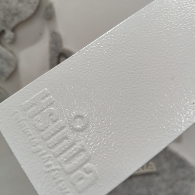 금속용 백색 주름 질감 폴리에스터 분체 도장 60-80um